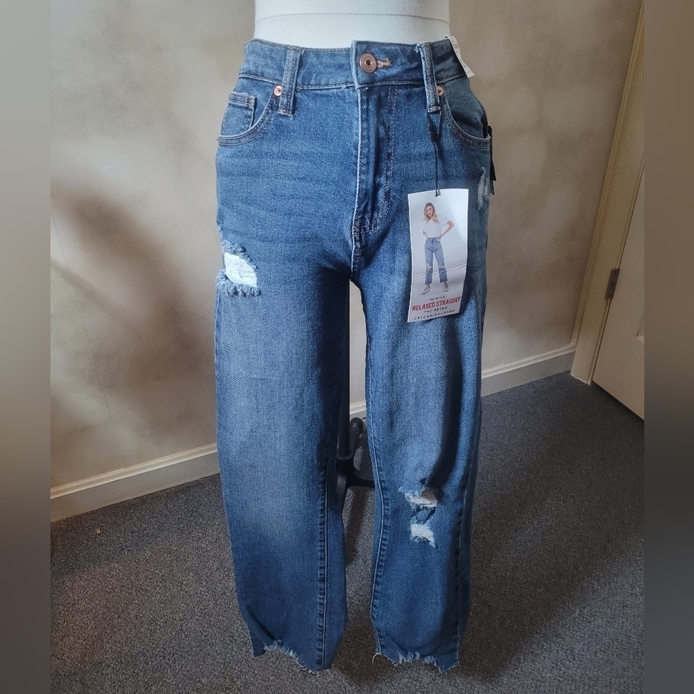 Celebrity Pink 'The Retro' Hi-Rise Relaxed Straight Jeans